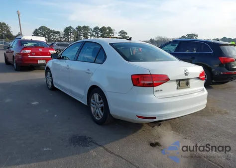 2015 Volkswagen Jetta 2.0L S z USA, uszkodzony, nr VIN 3VW2K7AJ5FM201964